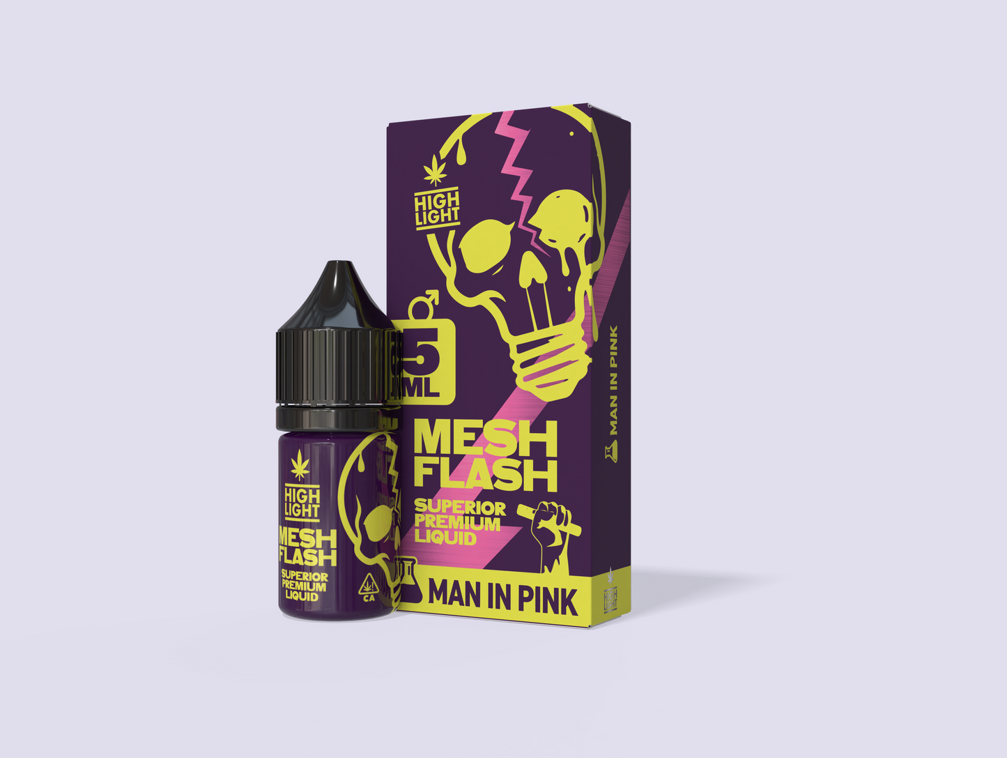 Highlight Meshflash Liquid Man In Pink 5ml