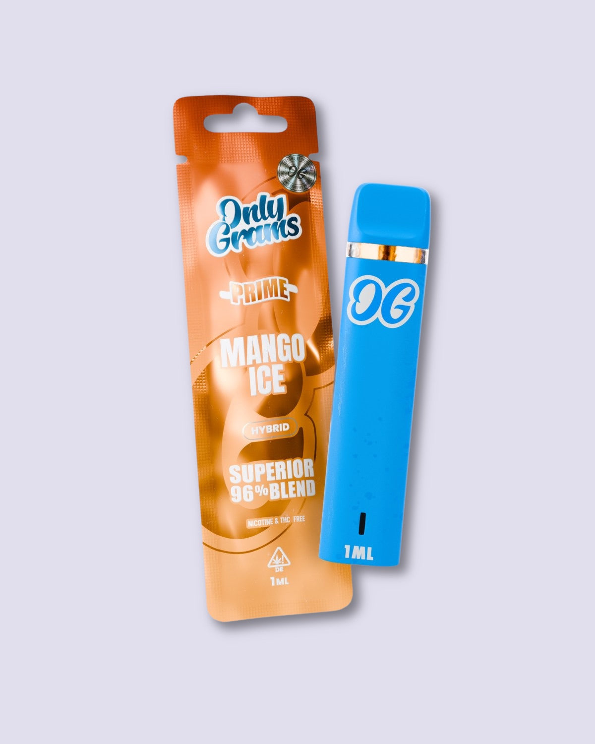 Only Grams Superior Vape Pen 96% - Mango Ice | HHC-Vapes