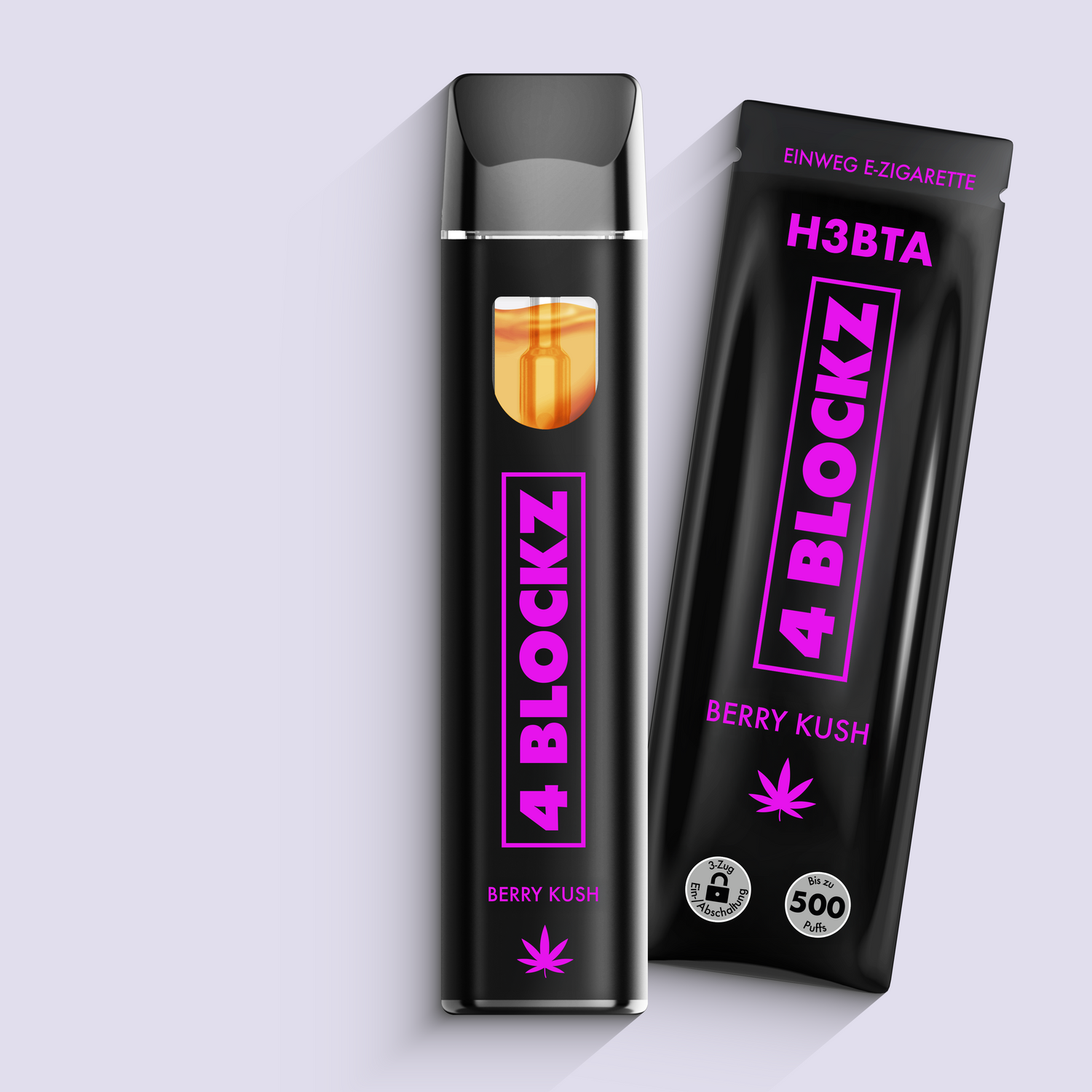 4 Blockz H3BTA Vape Pen - Berry Kush | HHC-Vapes