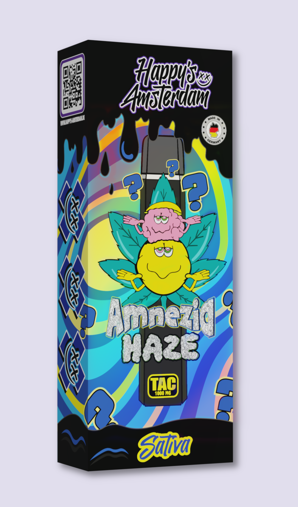 Happy‘s Amsterdam TAC Vape - Super Silver Haze | HHC-Vapes