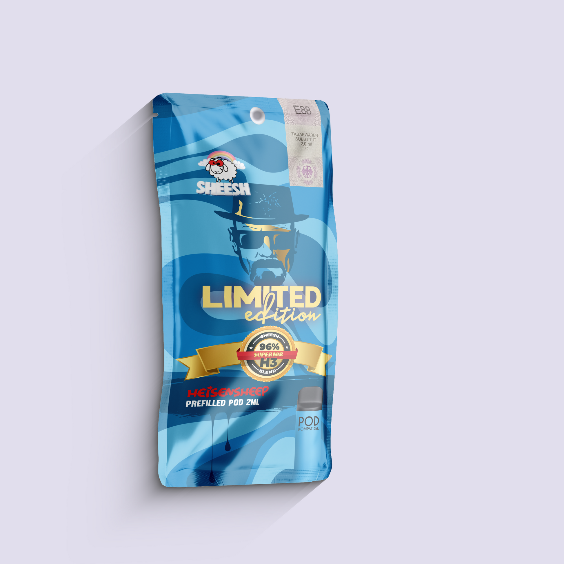 SHEESH - 96% H3 Superior Pod 2ml - Heisensheep | HHC-Vapes