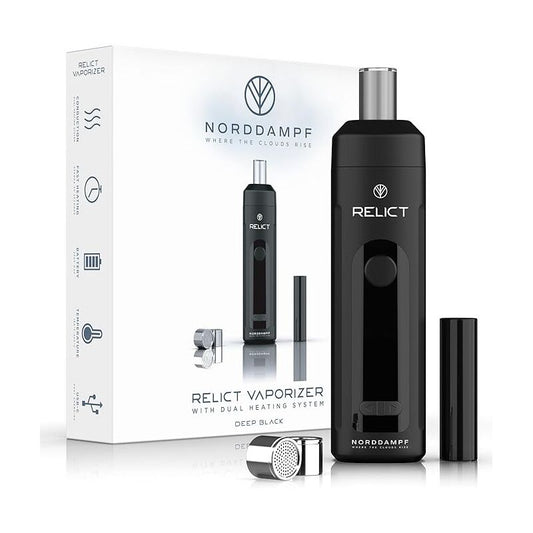 Relict Vaporizer Deep Black – Dual Heating & Intellisense